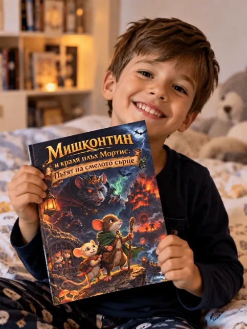Книгата Мишконтин в ръце